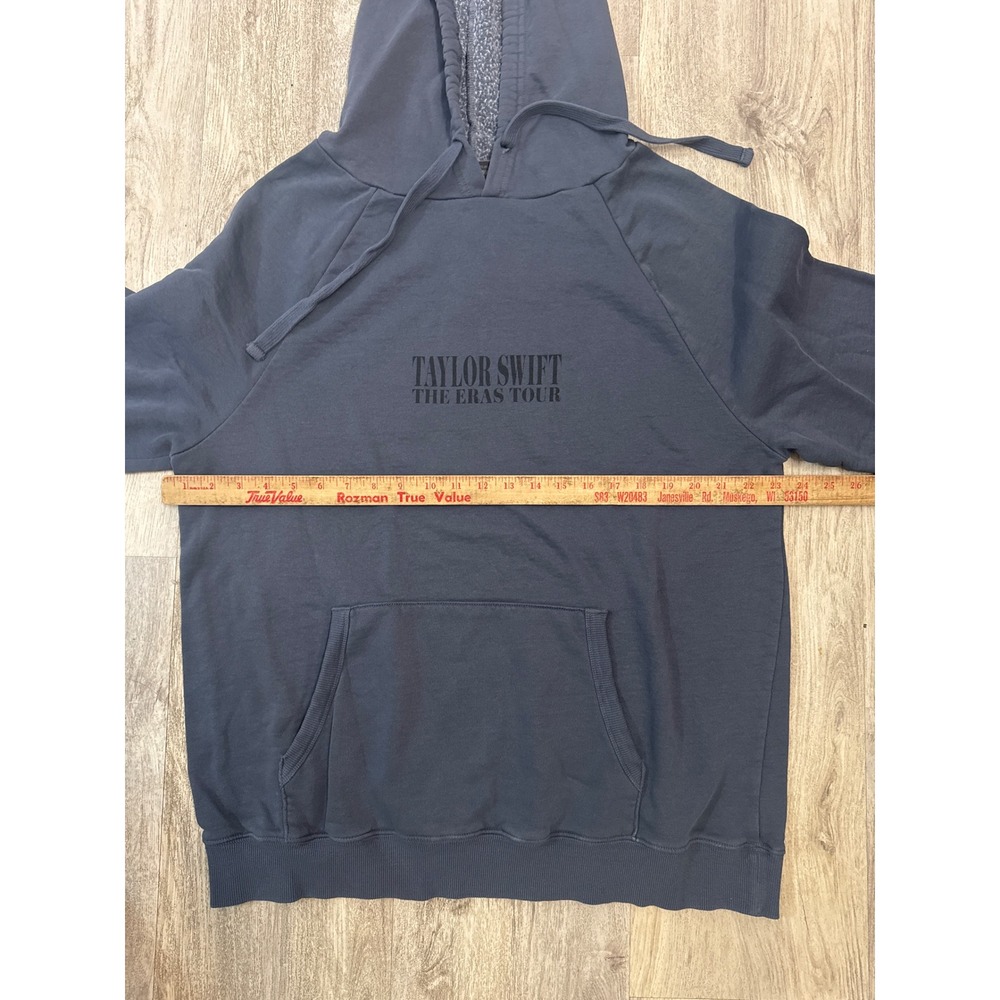 Taylor Swift The Eras Tour 2023-2024 Charcoal Grey Hoodie Size Large - Picture 5 of 8